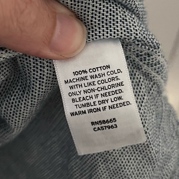 1901 Men’s Button Down Shirt Long Sleeve Front Pockets Large - Picture 6 of 11